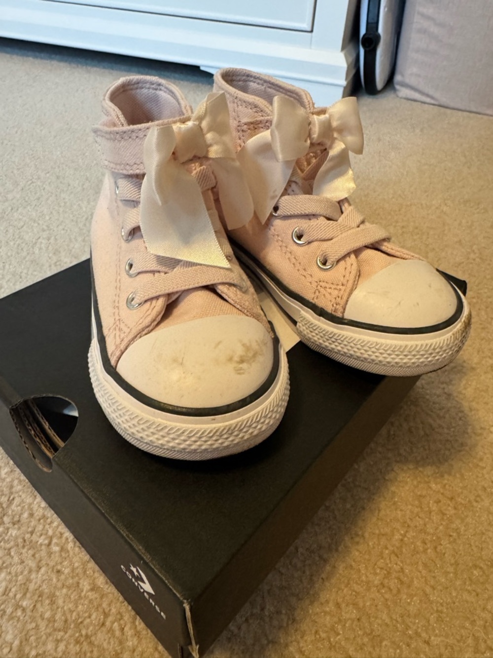 Toddler converse Canvas High-Top Sneakers with Ribbon Laces
